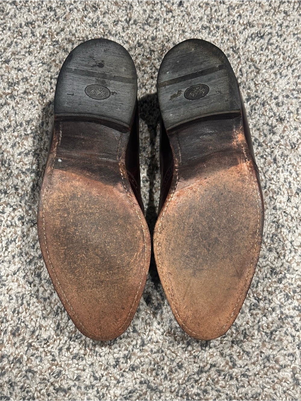 Johnston & Murphy Men's Burgundy Tassel Loafers - Picture 7 of 7